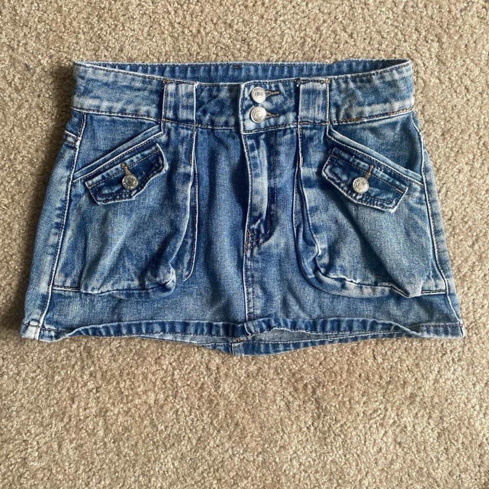 Jean Mini Skirt